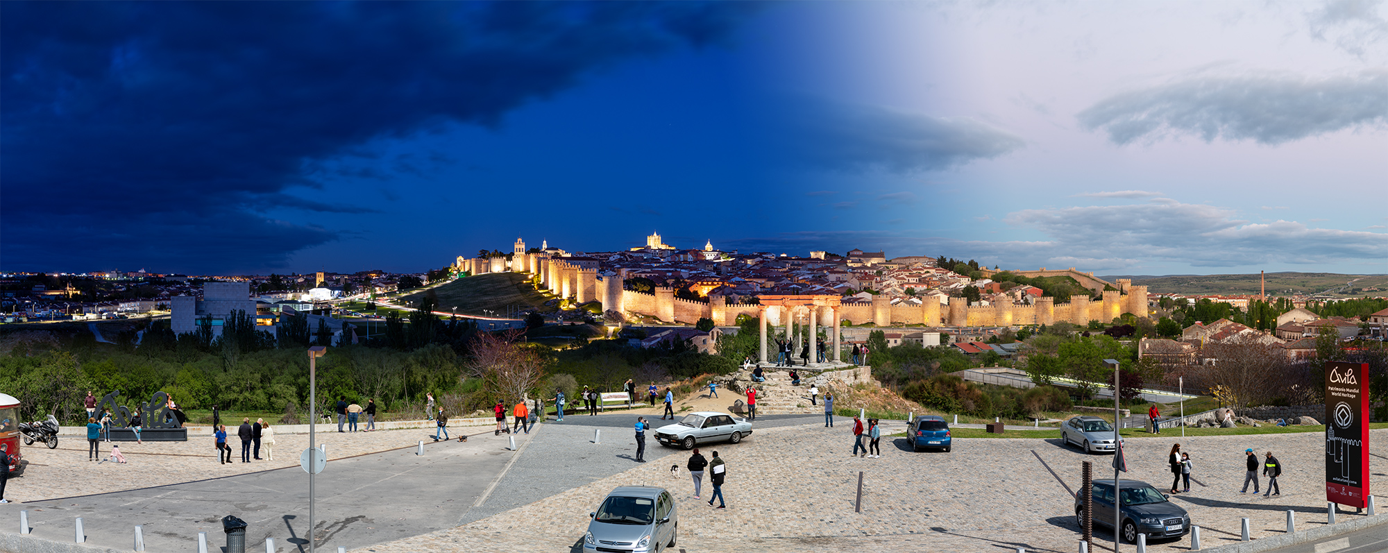 Timelapse Avila, Spain